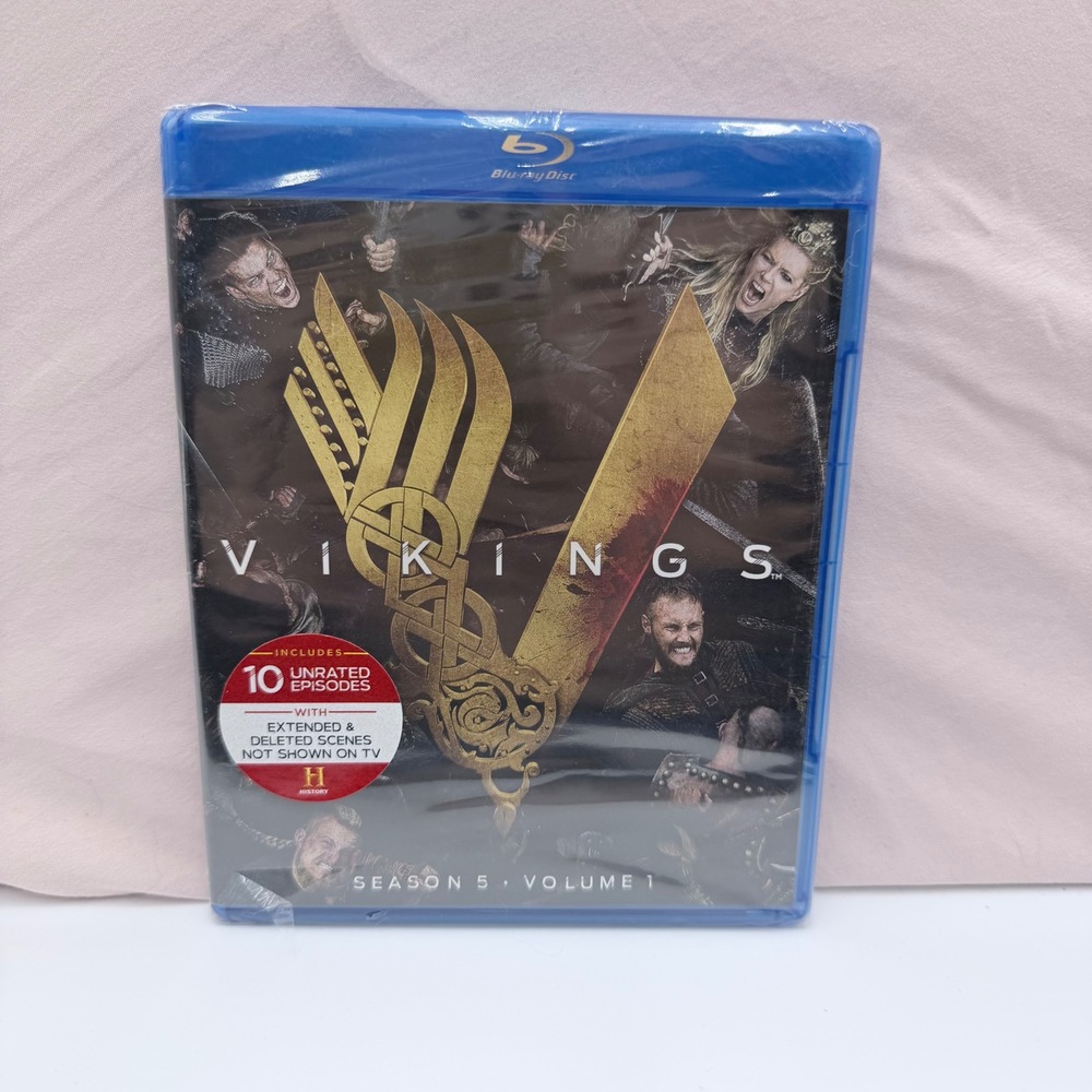 Vikings Season 5 Volume 1 Blu-ray 10 Unrated Episodes History Channel New Sealed